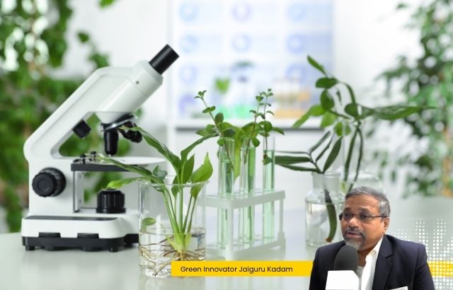 Renewable agricultural feedstocks such as plant oils, sugar-derived raw materials, and other relevant biological materials arranged in a clean research or industrial setting.