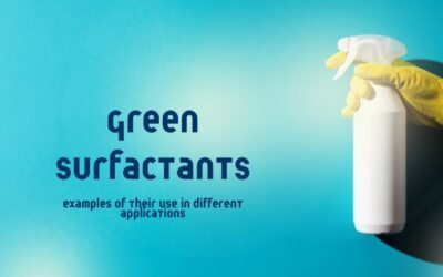 Green surfactants- examples of their use in different applications