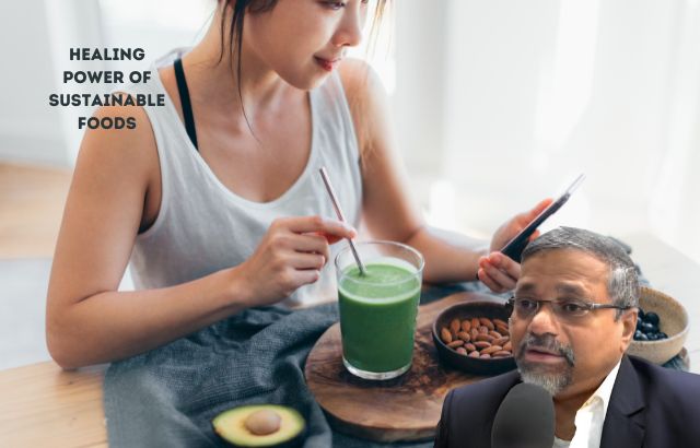 eating organic or sustainably-grown food
